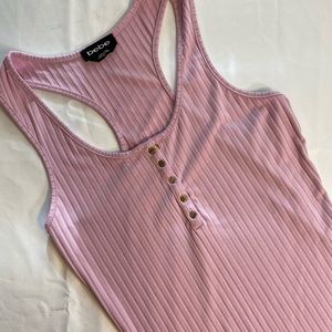 Bebe Ribbed Tank Dress